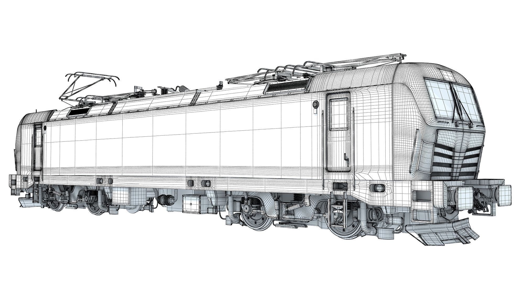 Siemens Vectron Locomotive Deutsche Bahn 3D model_18