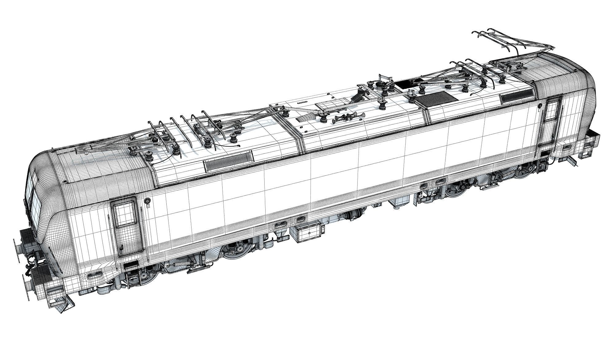Siemens Vectron Locomotive Deutsche Bahn 3D model_19
