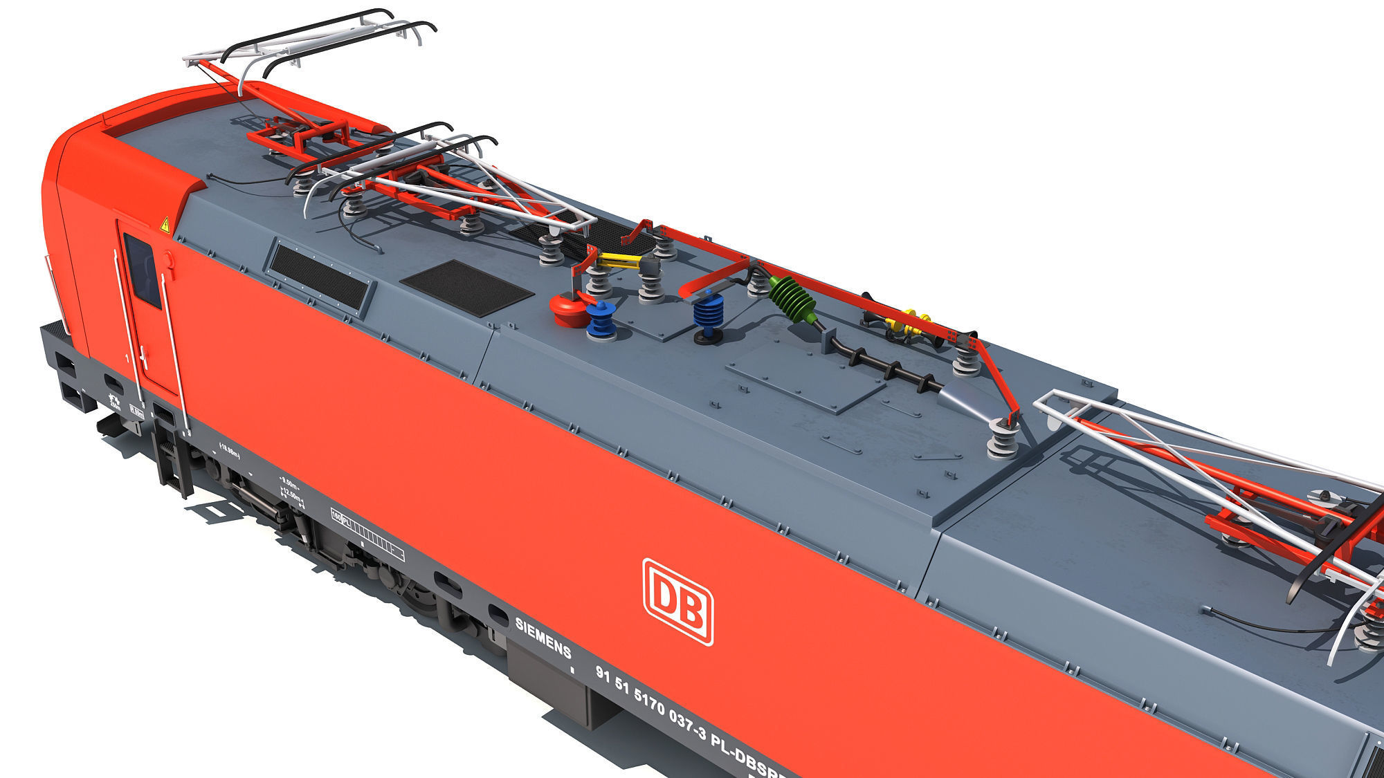 Siemens Vectron Locomotive Deutsche Bahn 3D model_15