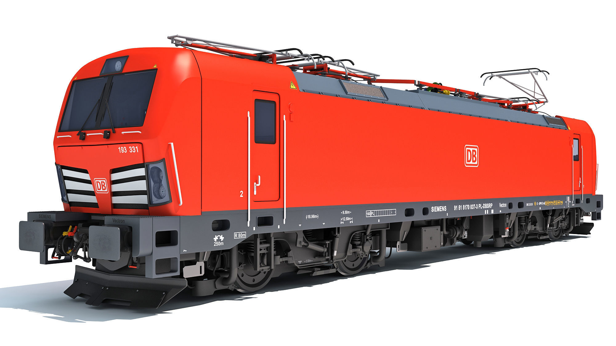 Siemens Vectron Locomotive Deutsche Bahn 3D model_2
