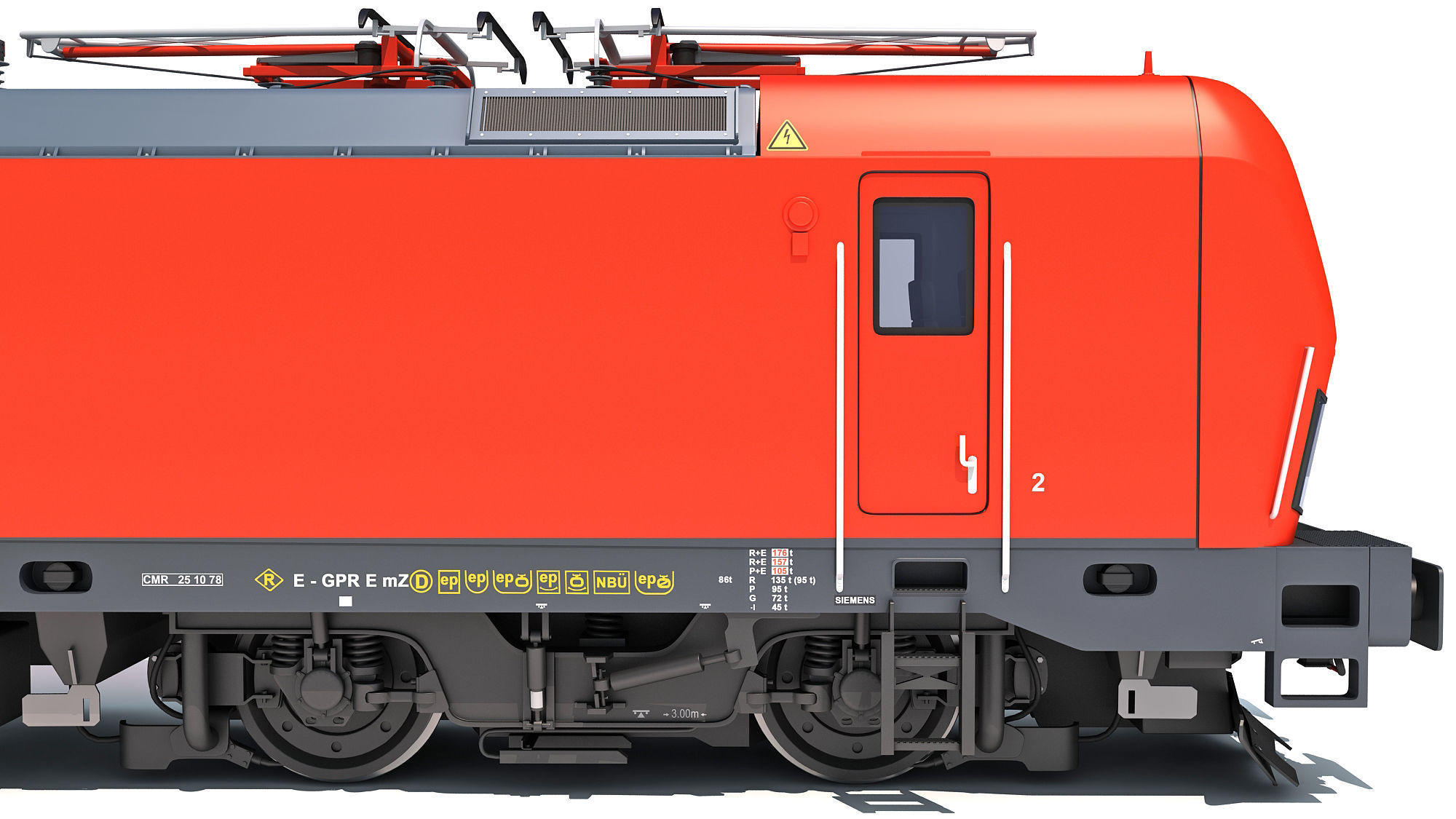 Siemens Vectron Locomotive Deutsche Bahn 3D model_13