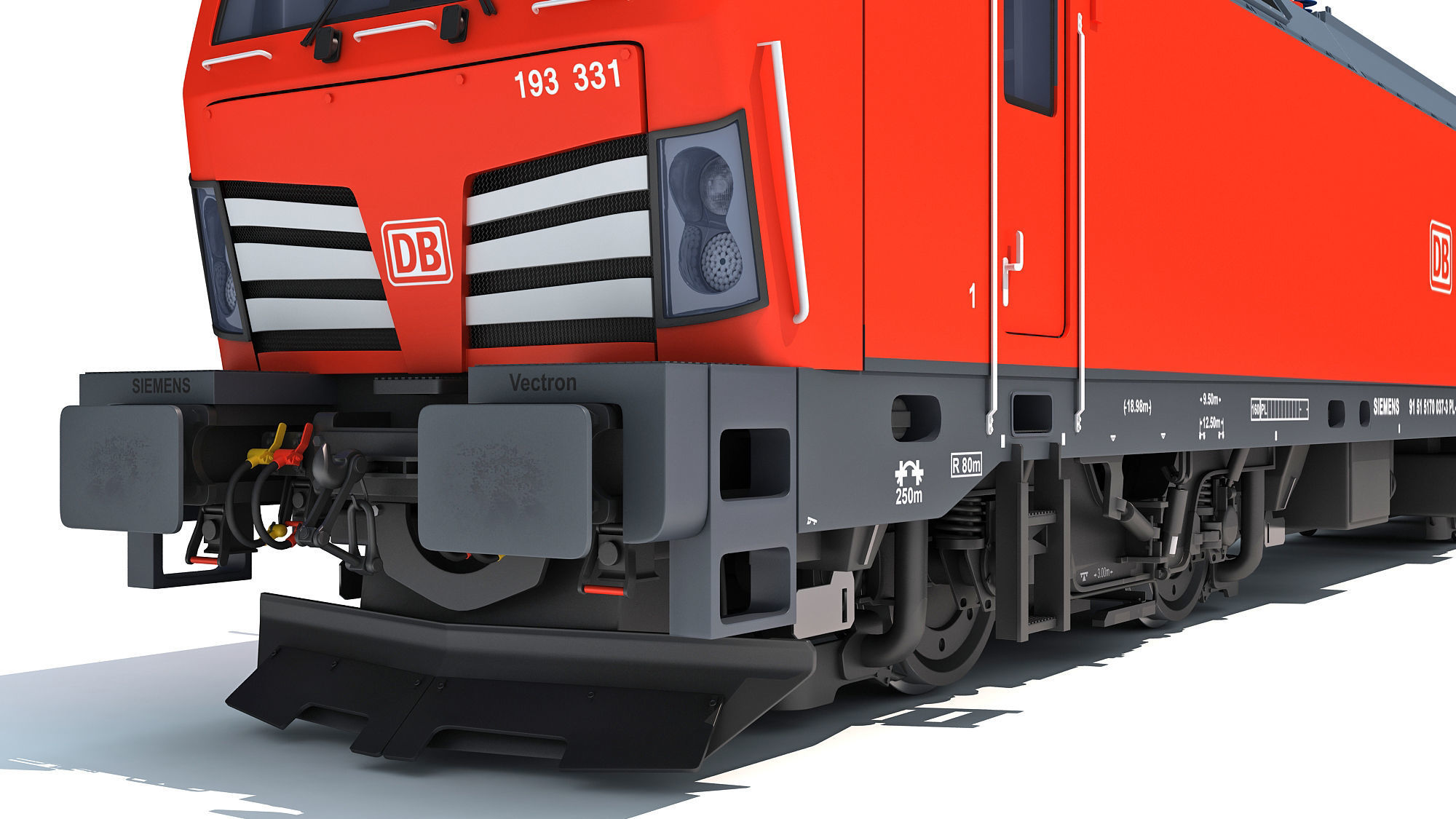 Siemens Vectron Locomotive Deutsche Bahn 3D model_10