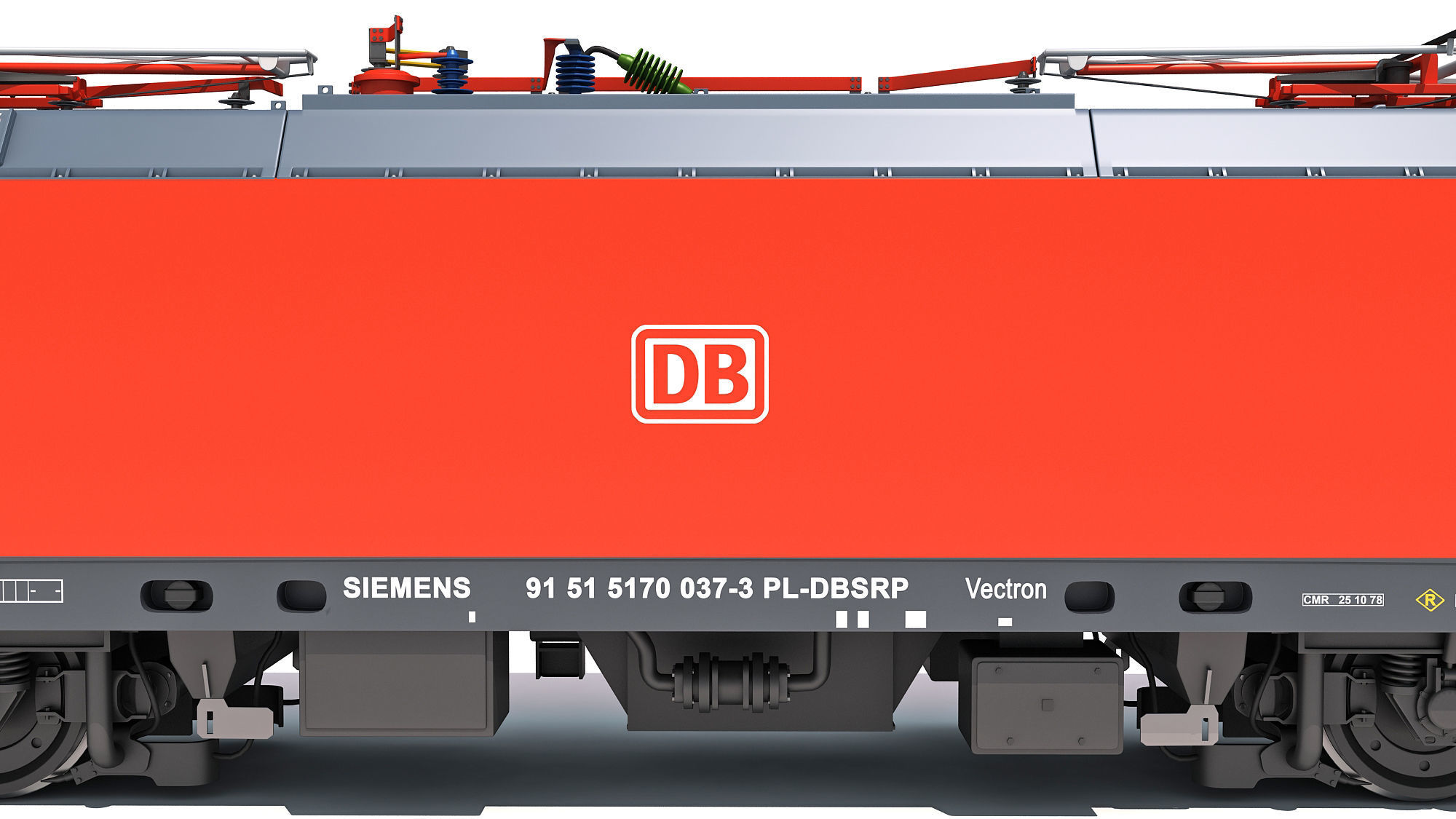 Siemens Vectron Locomotive Deutsche Bahn 3D model_12