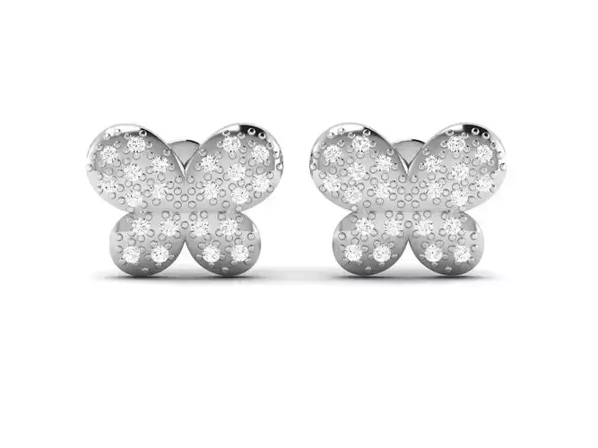 Earrings-3458 diamond stud earring
