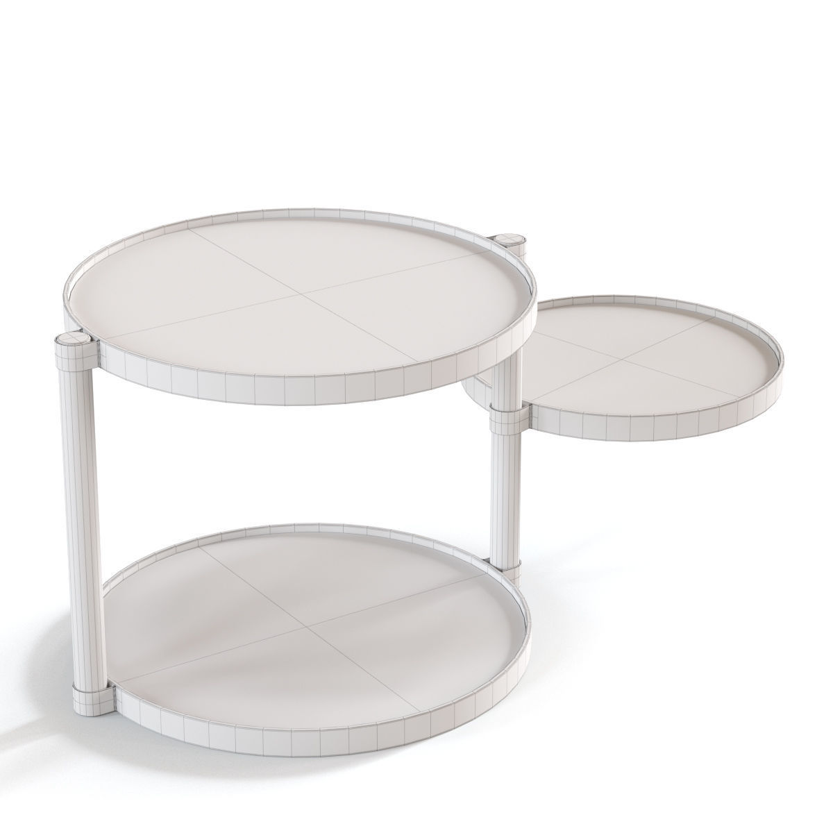 Lehome T308 Bedside Table 3D model_4