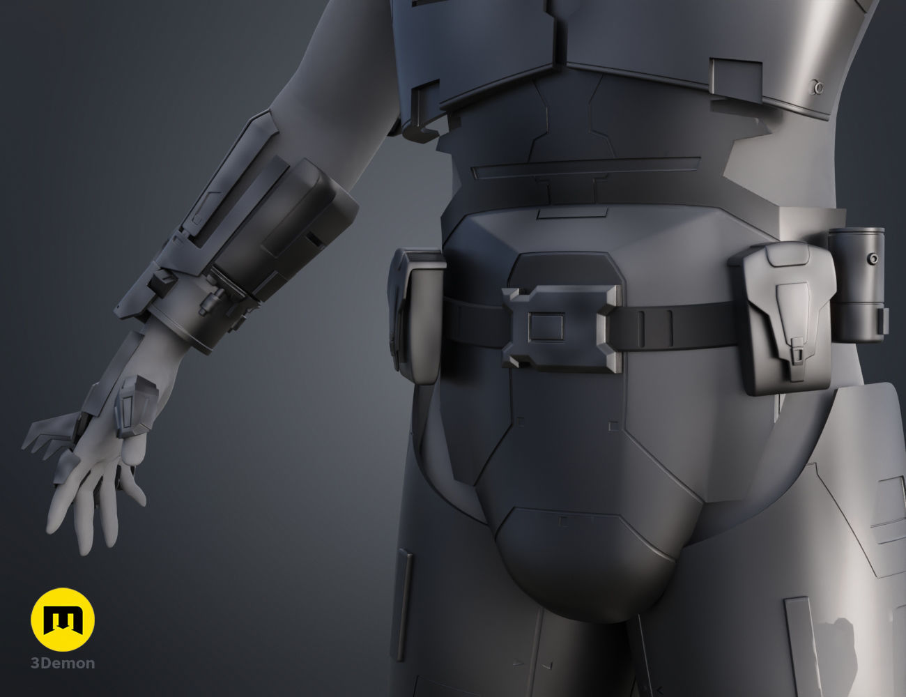 Sith Acolyte - armor 3D print model_14