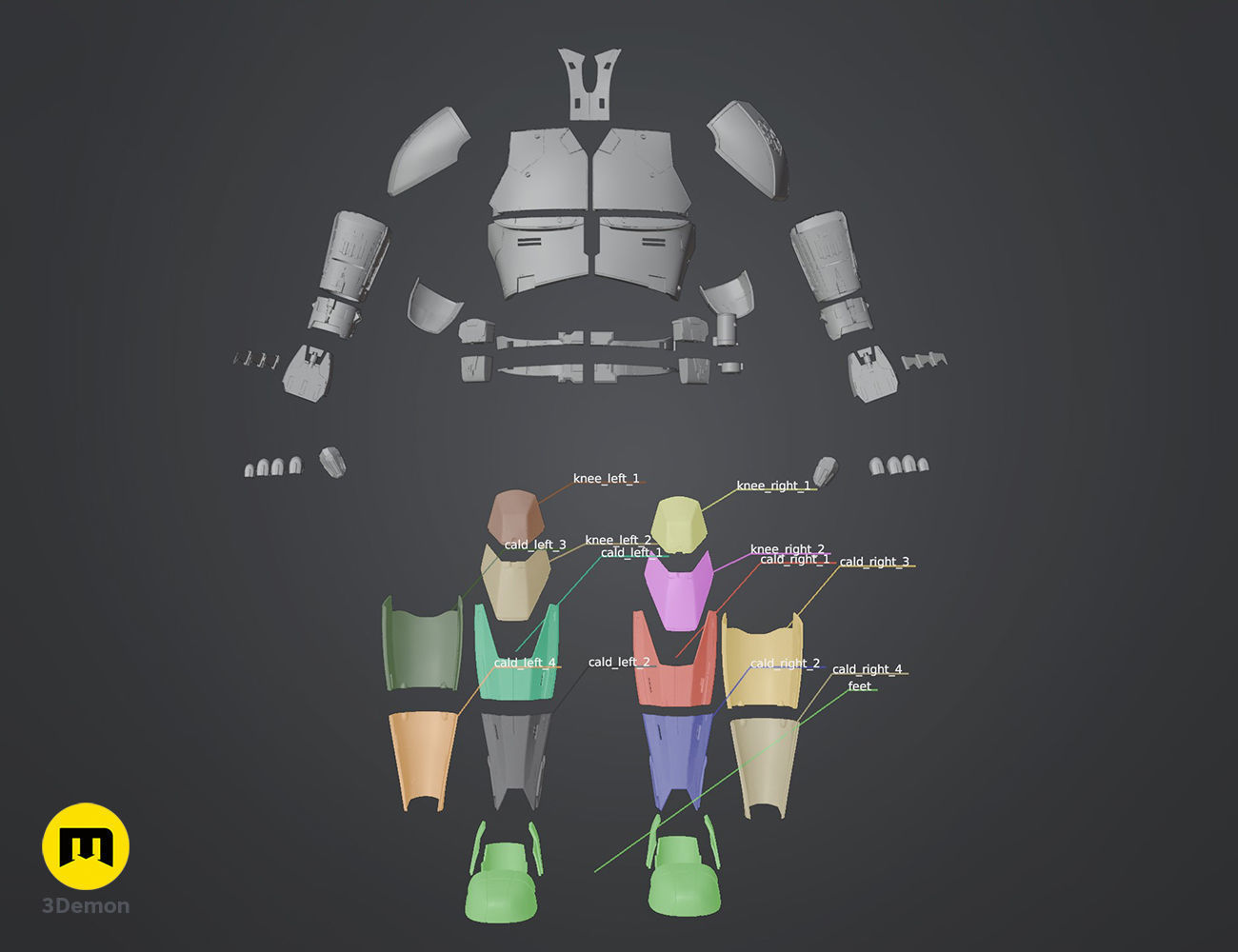 Sith Acolyte - armor 3D print model_8
