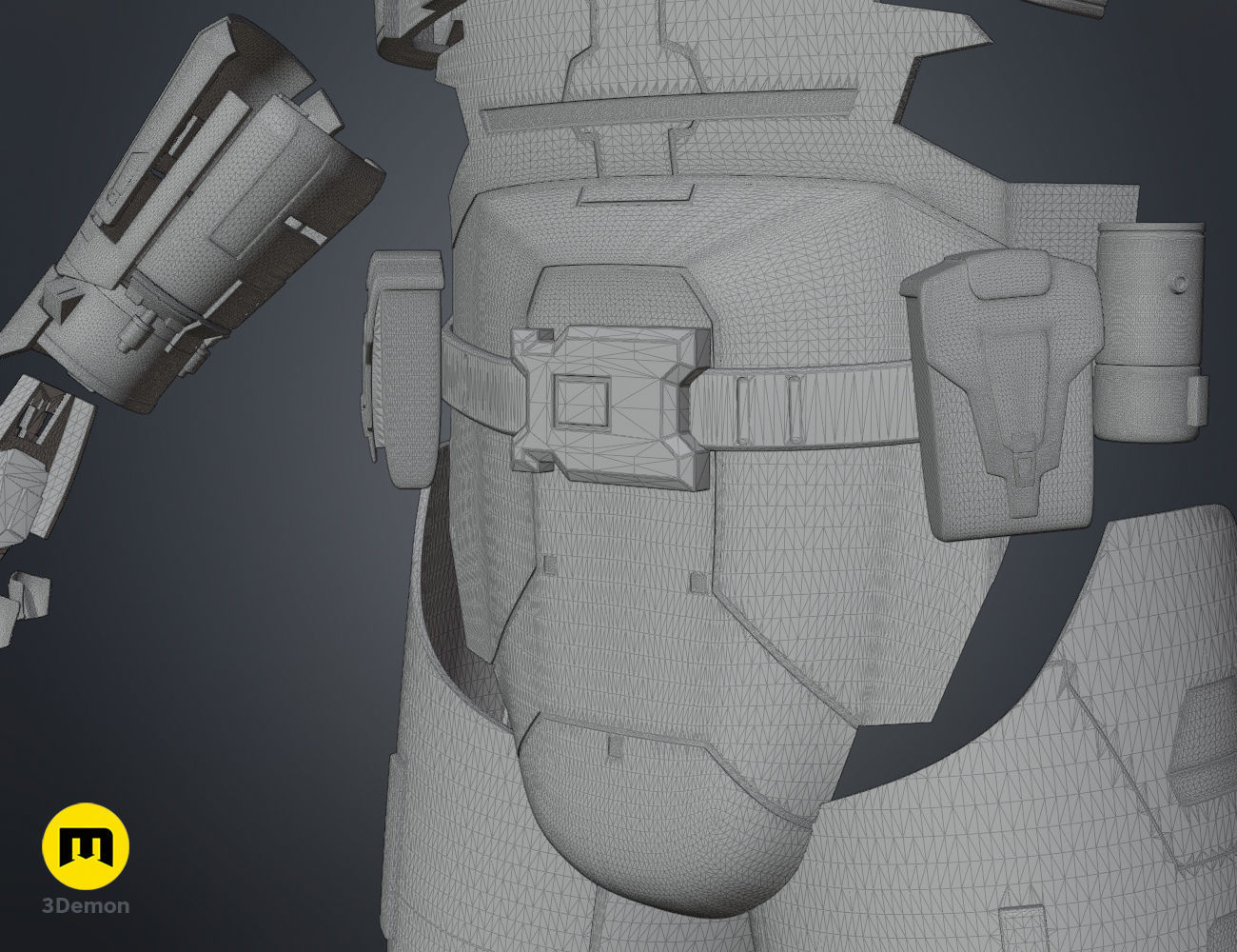 Sith Acolyte - armor 3D print model_25