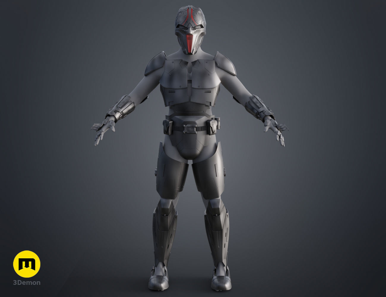 Sith Acolyte - armor 3D print model_4