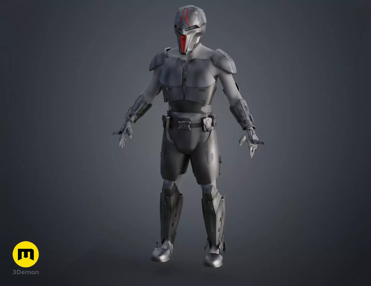 Sith Acolyte - armor 3D print model_0