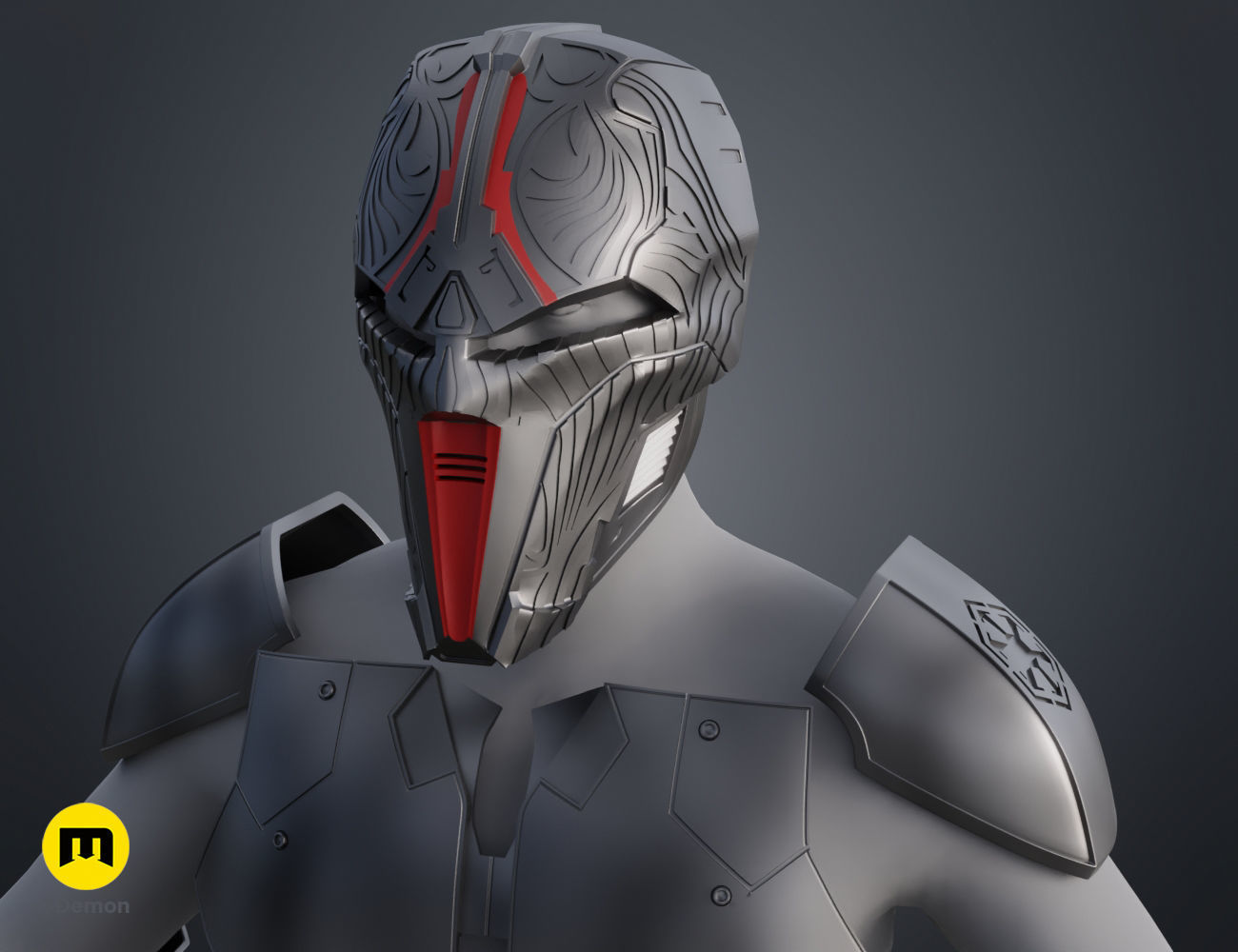 Sith Acolyte - armor 3D print model_1