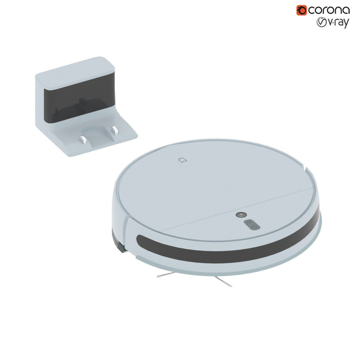Xiaomi Vacuum Cleaner 1C Robot Vacuum Cleaner 3D model_0