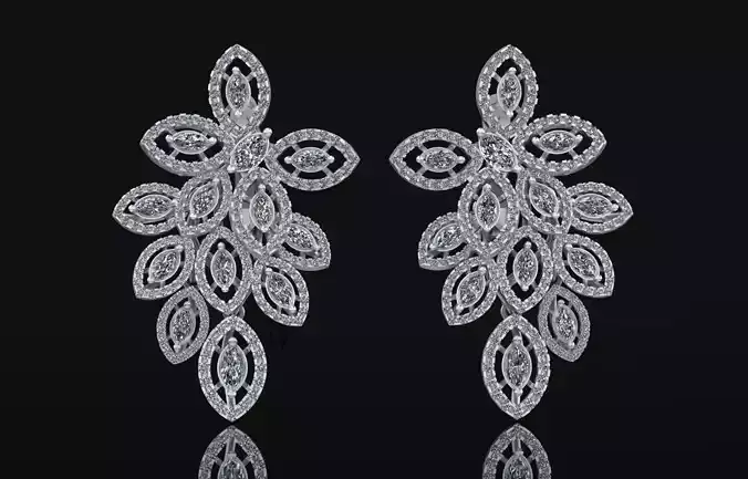  Earrings with marquises