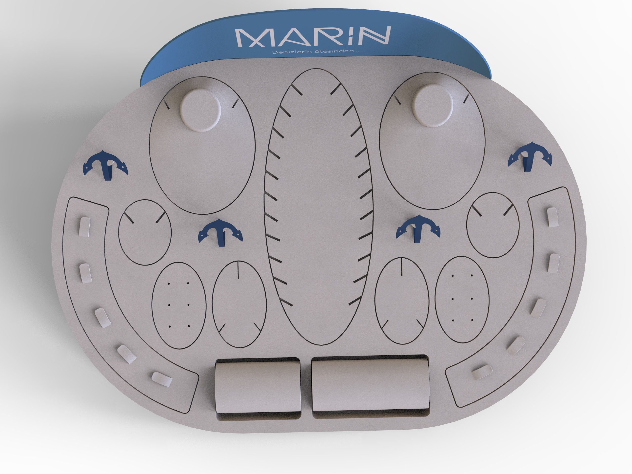 Marin  Jewelry Display  3D model_1