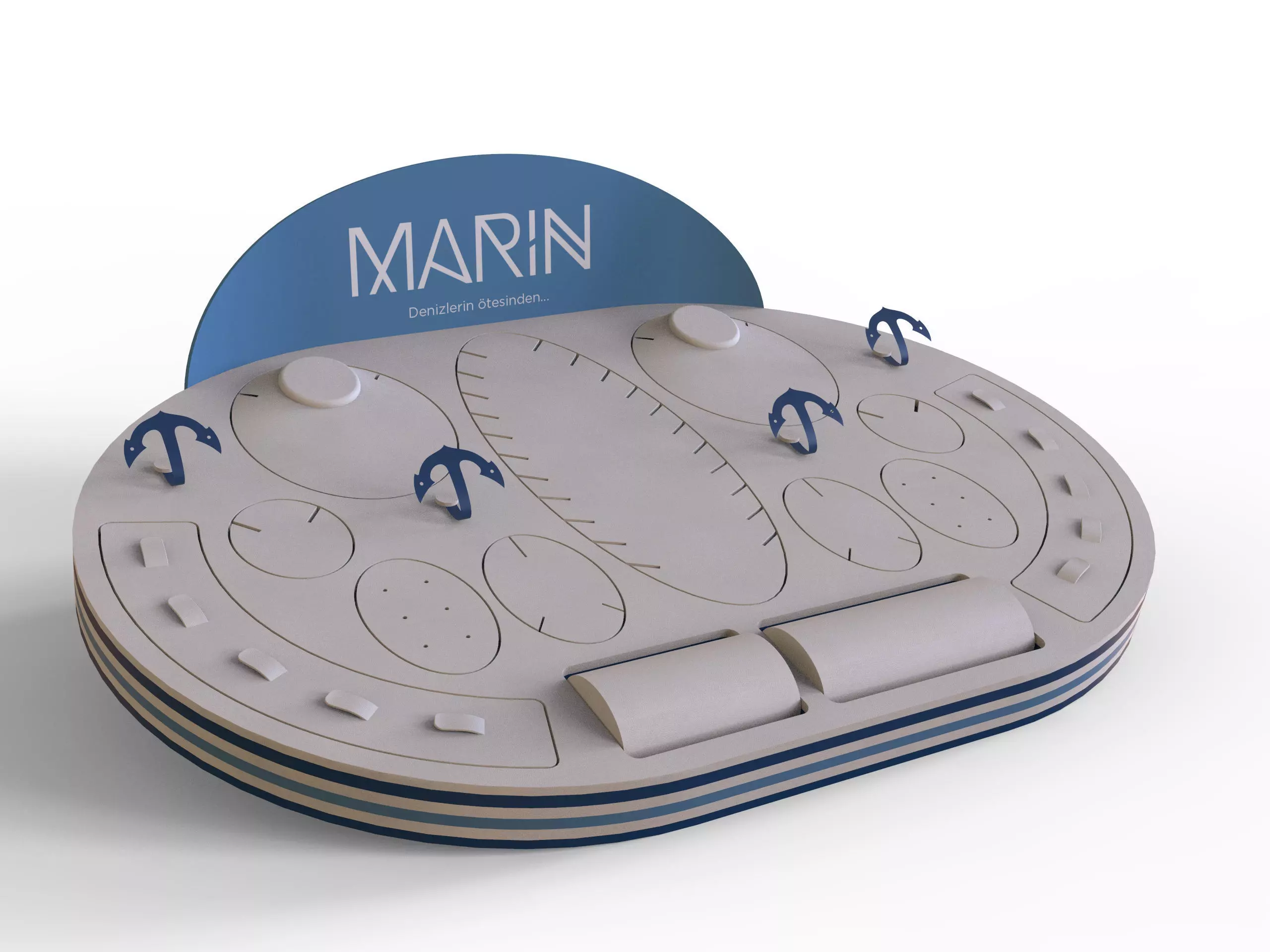 Marin  Jewelry Display  3D model_0
