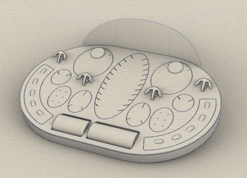 Marin  Jewelry Display  3D model_5