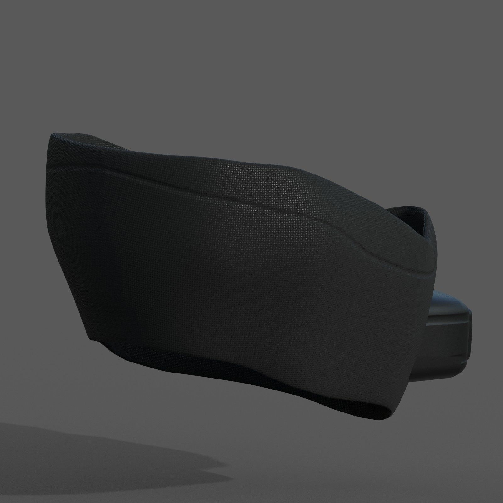 Gas mask respirator scifi futuristic 3d Artist Low-poly 3D model_5