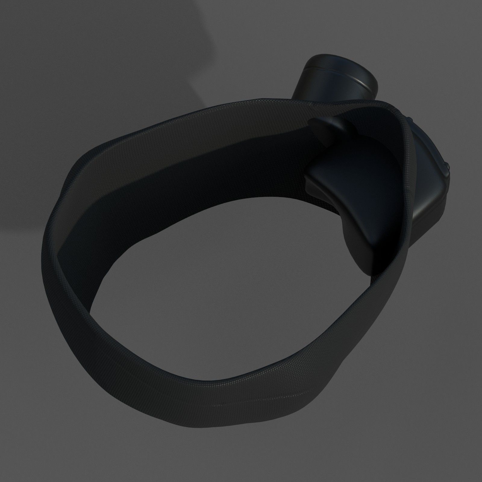 Gas mask respirator scifi futuristic 3d Artist Low-poly 3D model_7