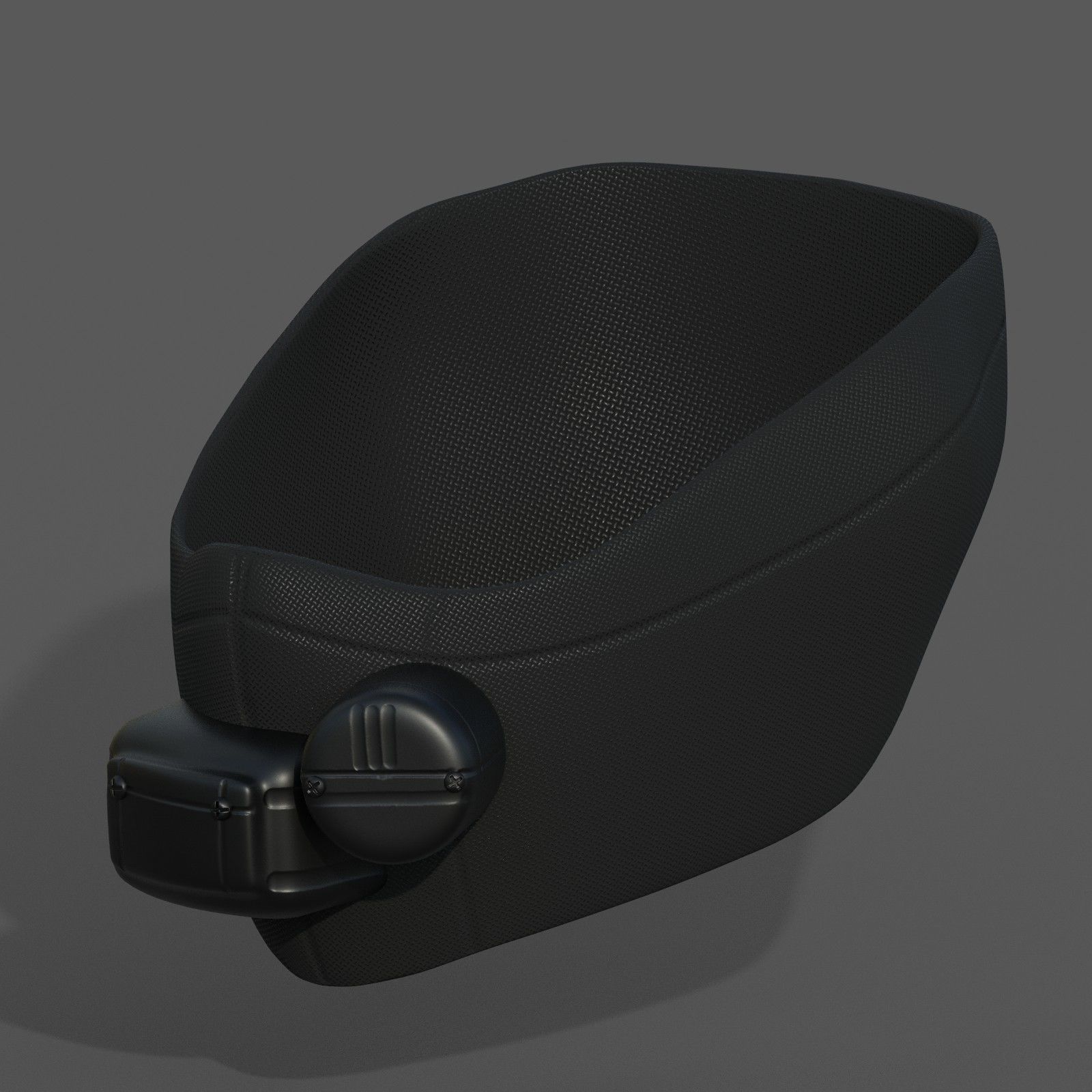 Gas mask respirator scifi futuristic 3d Artist Low-poly 3D model_8