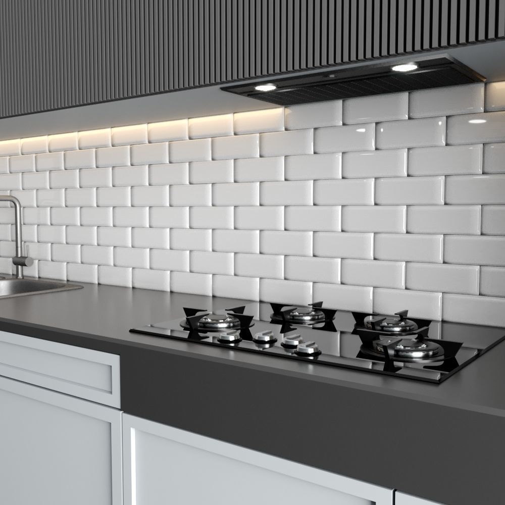 modern kitchen 3D model_3