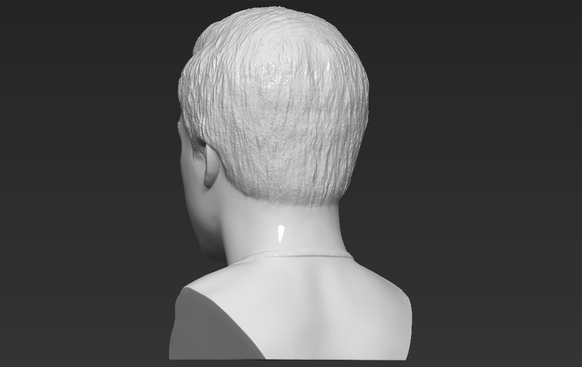 Dexter Morgan bust 3D printing ready stl obj formats 3D print model_11