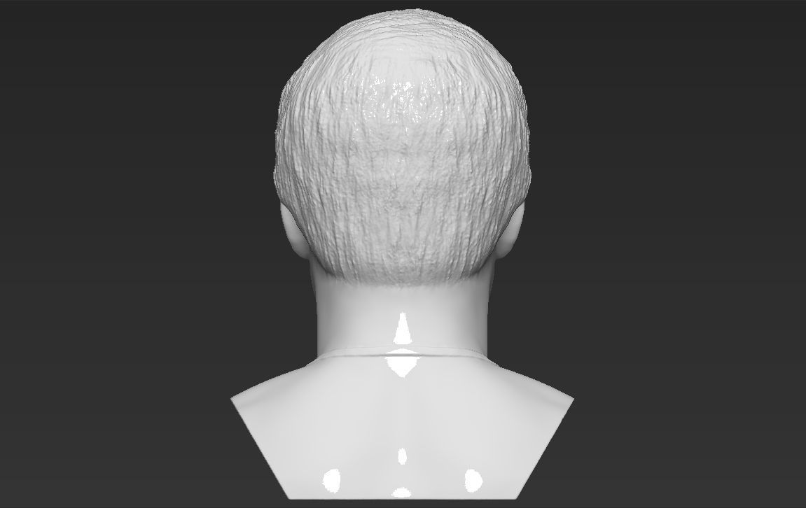 Dexter Morgan bust 3D printing ready stl obj formats 3D print model_12