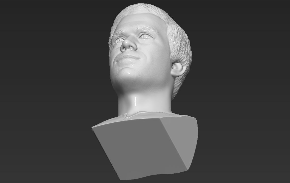Dexter Morgan bust 3D printing ready stl obj formats 3D print model_24