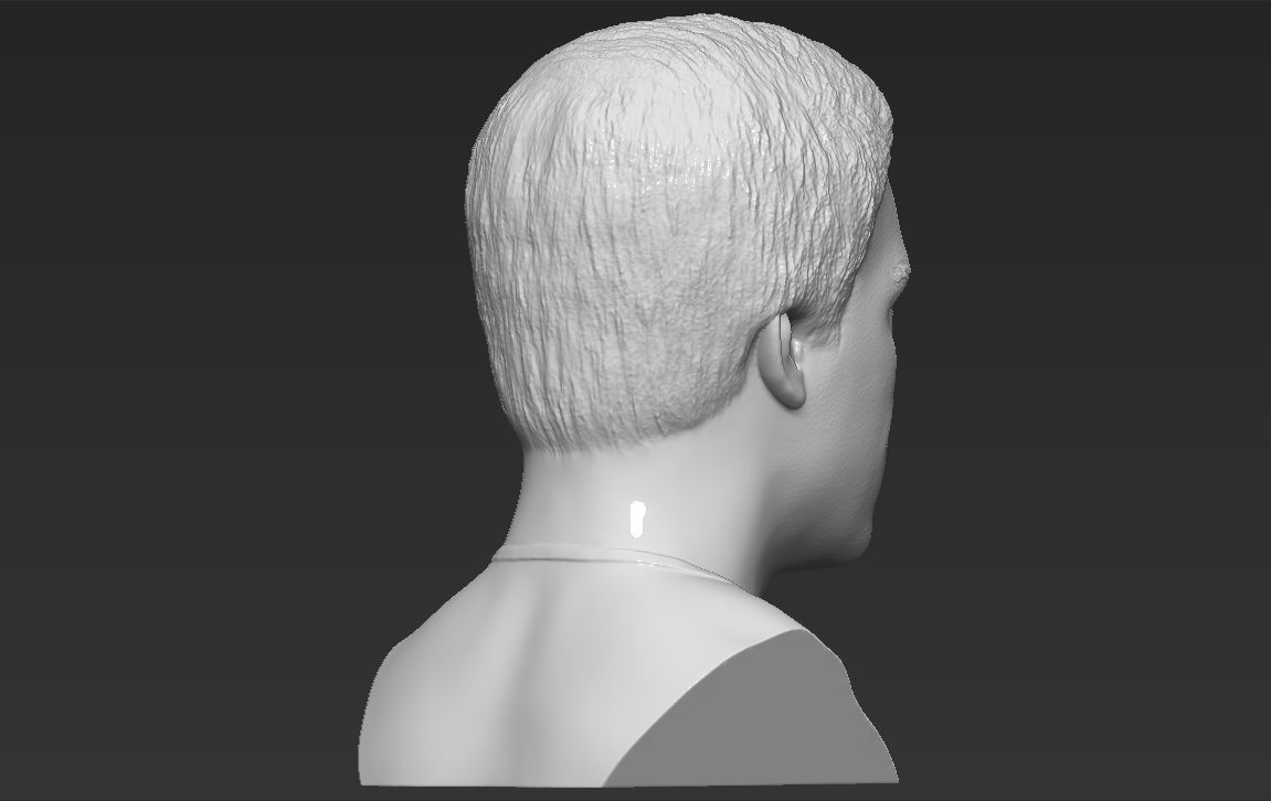 Dexter Morgan bust 3D printing ready stl obj formats 3D print model_13