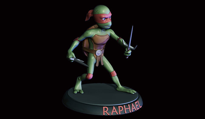 Raphael TMNT 3D print model
