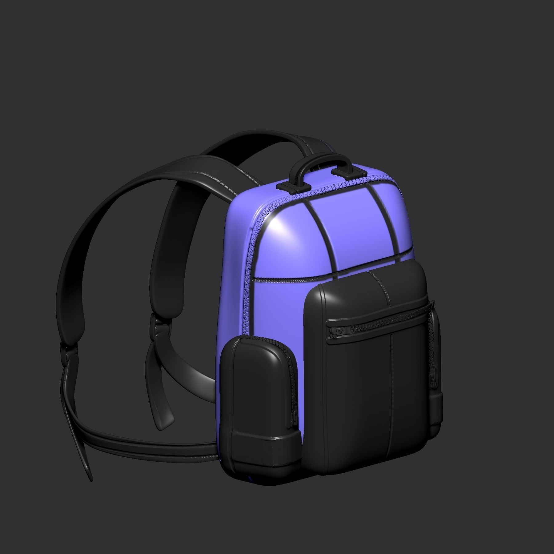 backpack sculpt 3d printable  3D model_3