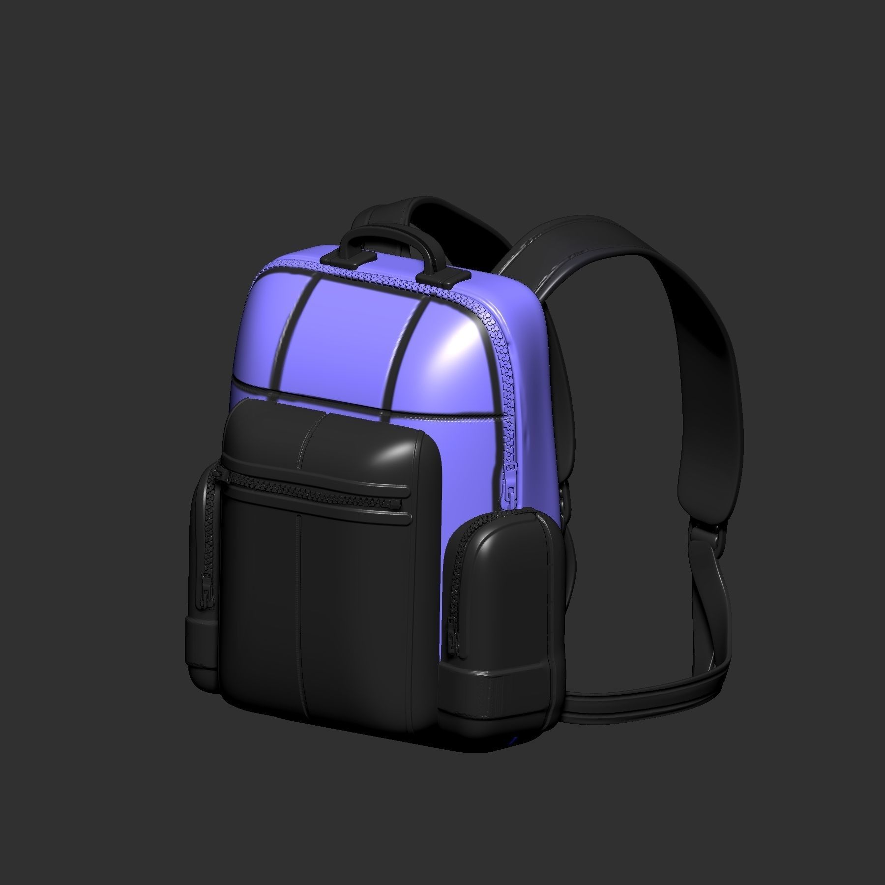 backpack sculpt 3d printable  3D model_5