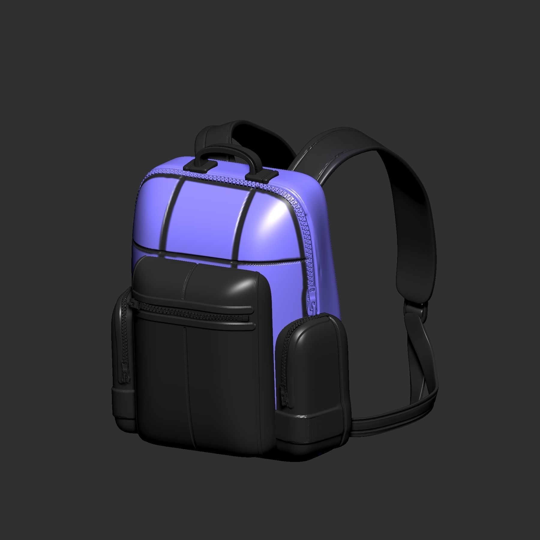 backpack sculpt 3d printable  3D model_2
