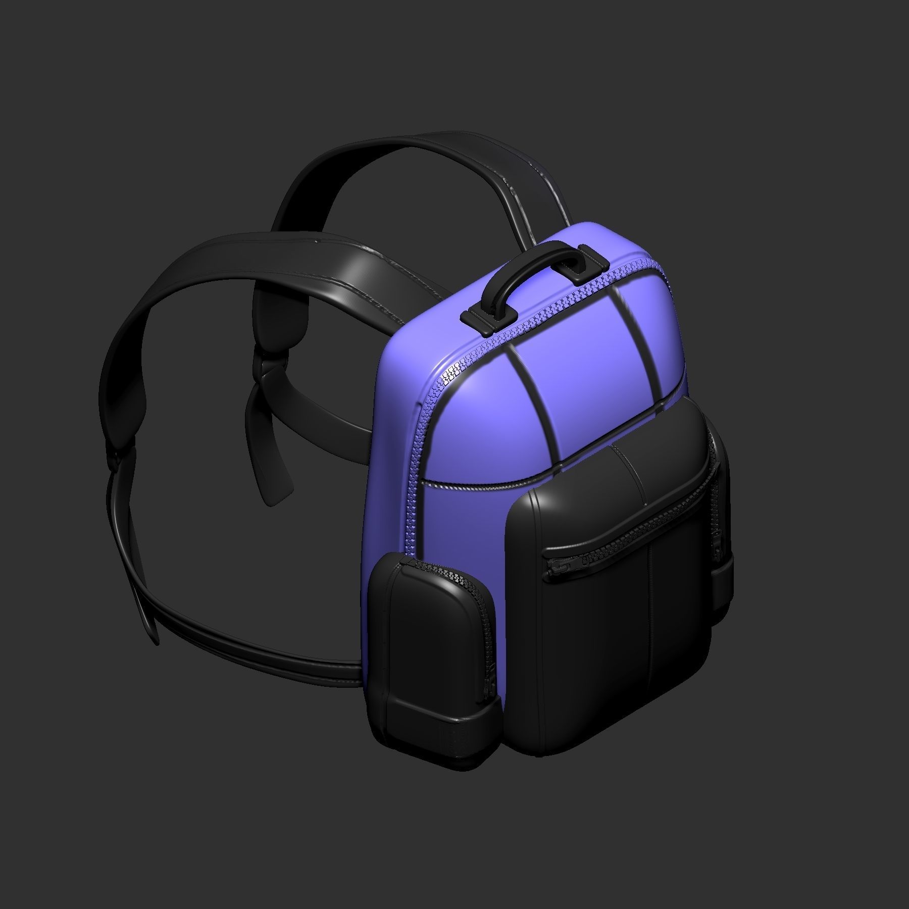 backpack sculpt 3d printable  3D model_4
