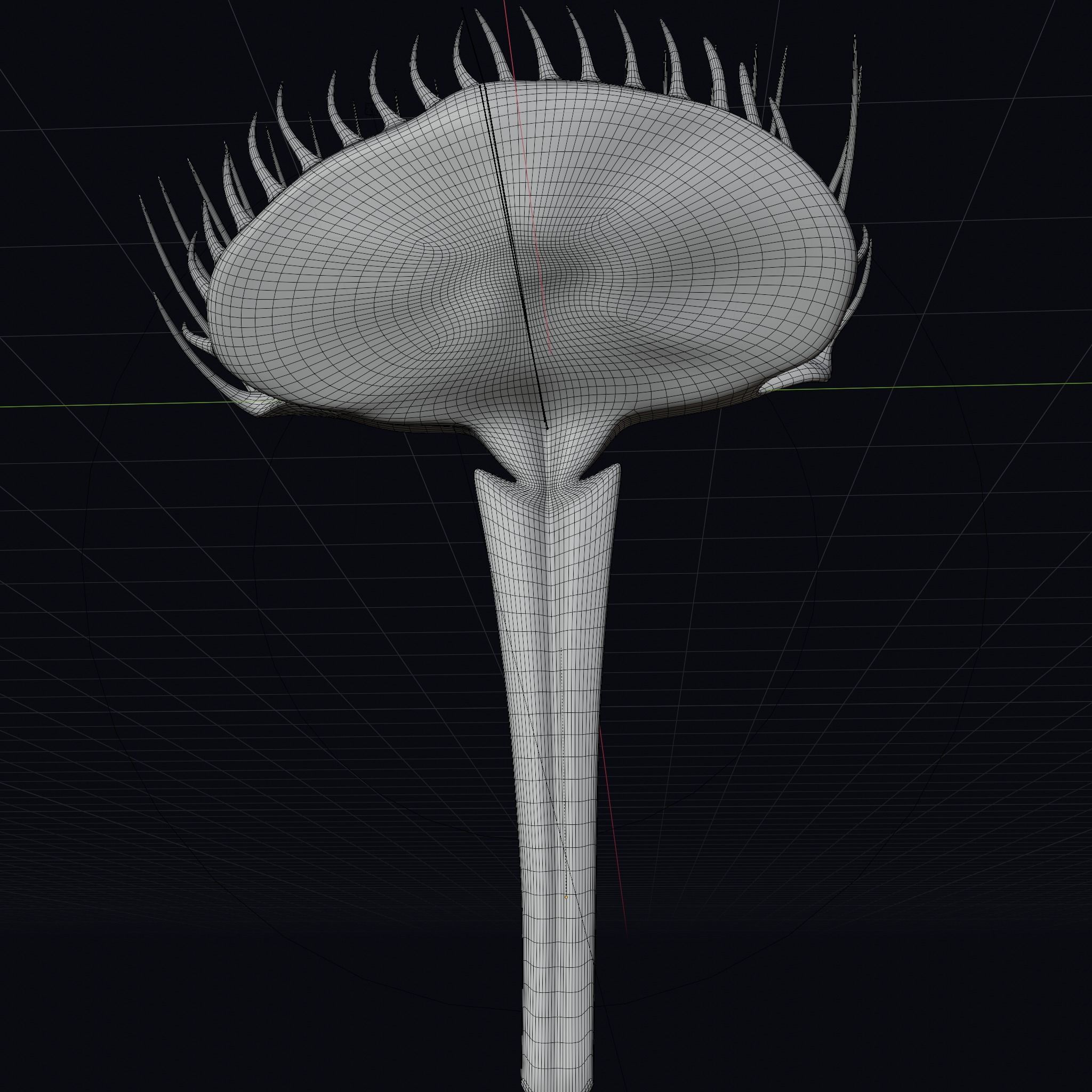 Venus Fly-Trap Rigged Low-poly 3D model_18