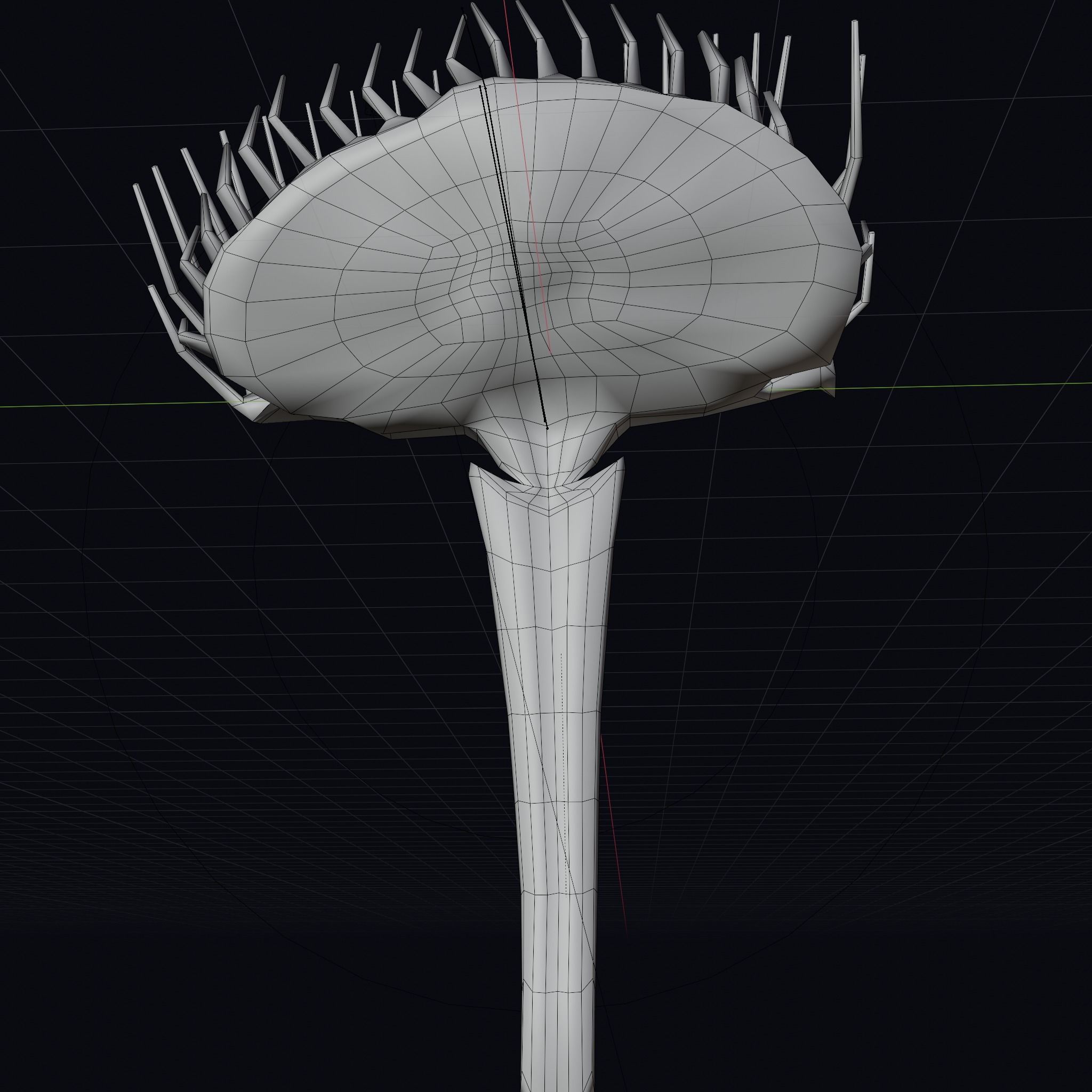Venus Fly-Trap Rigged Low-poly 3D model_19