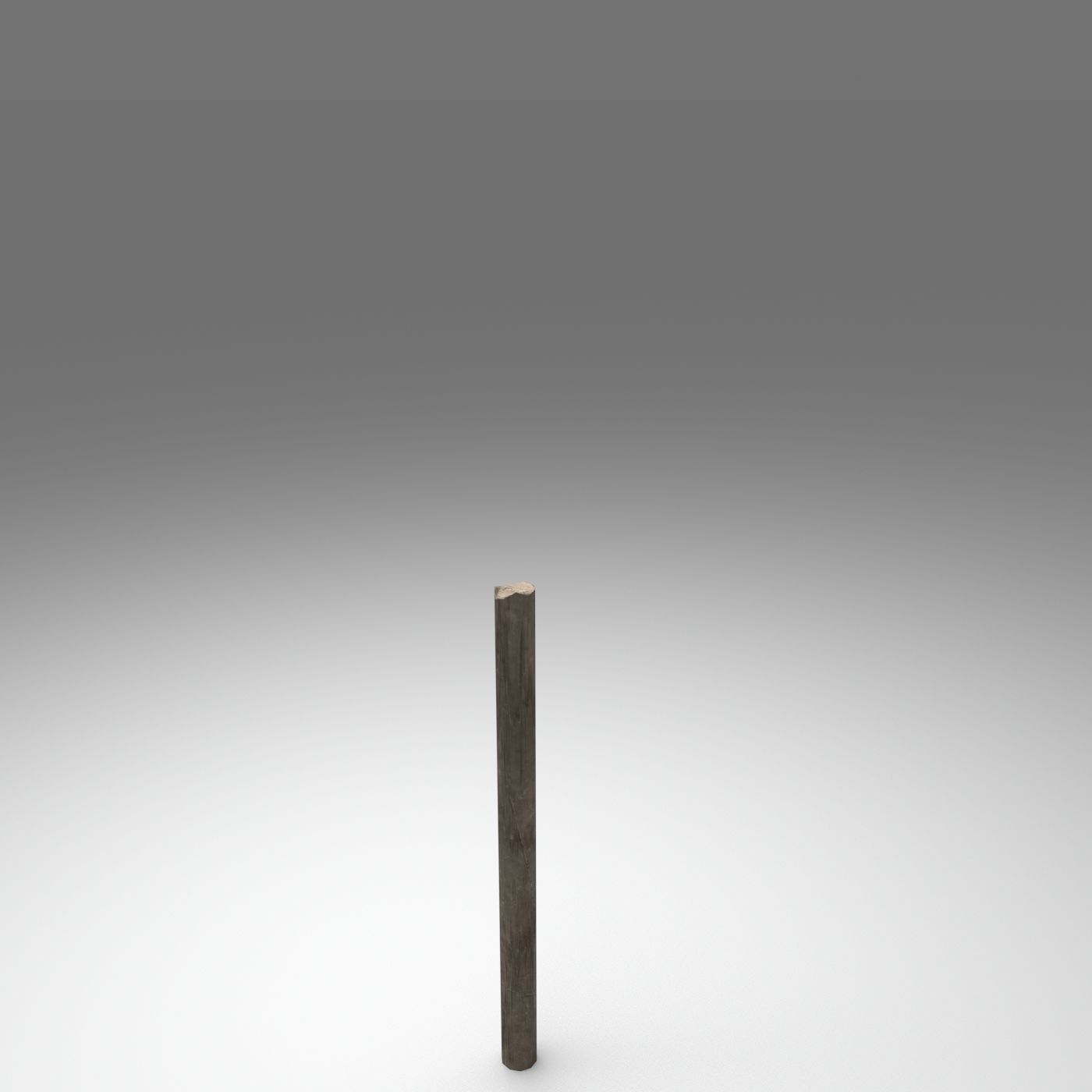 Set electric poles whole and broken Low-poly 3D model_32