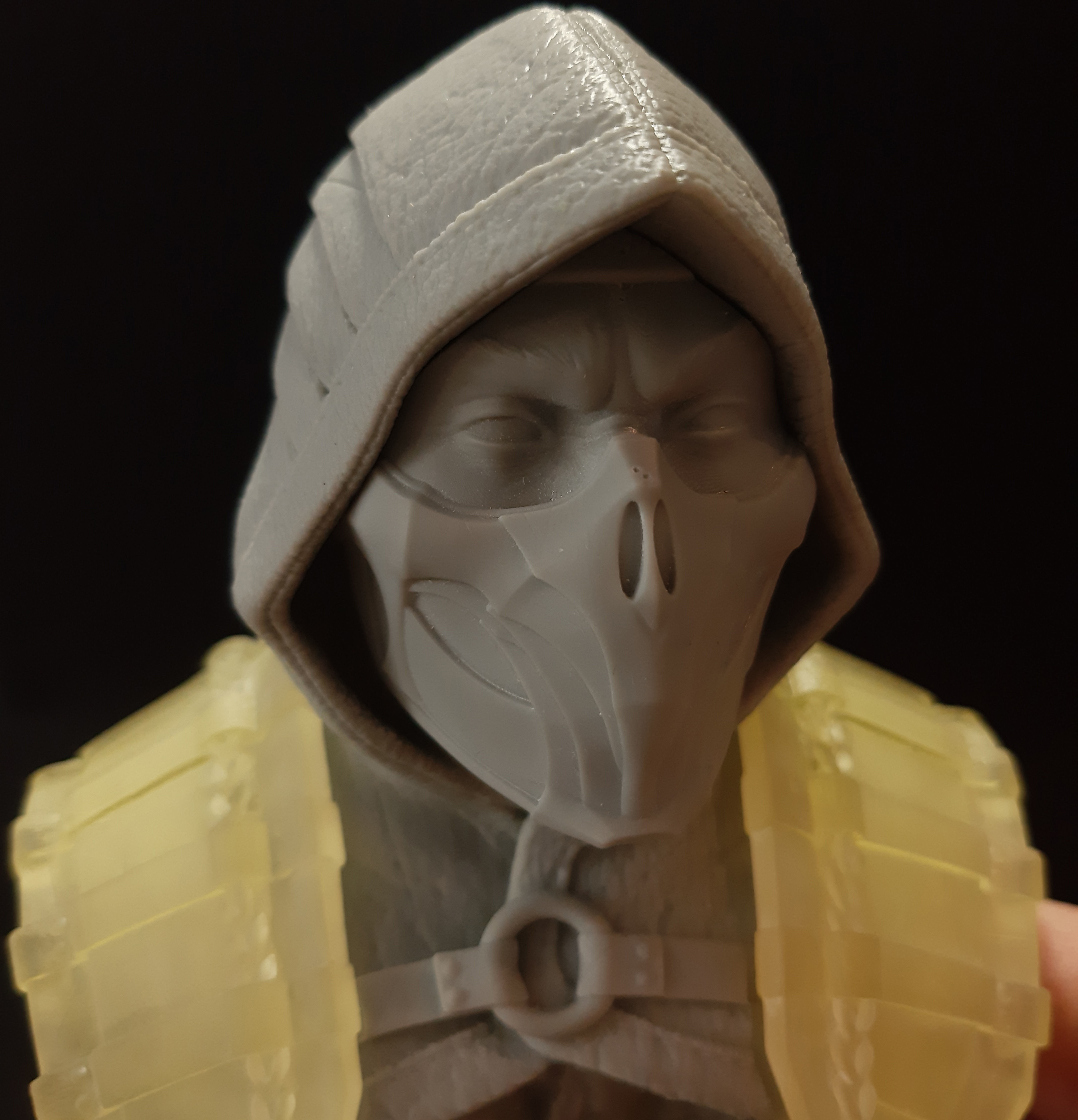 Stl Scorpion Bust Mortal Kombat 11 3D print model_6