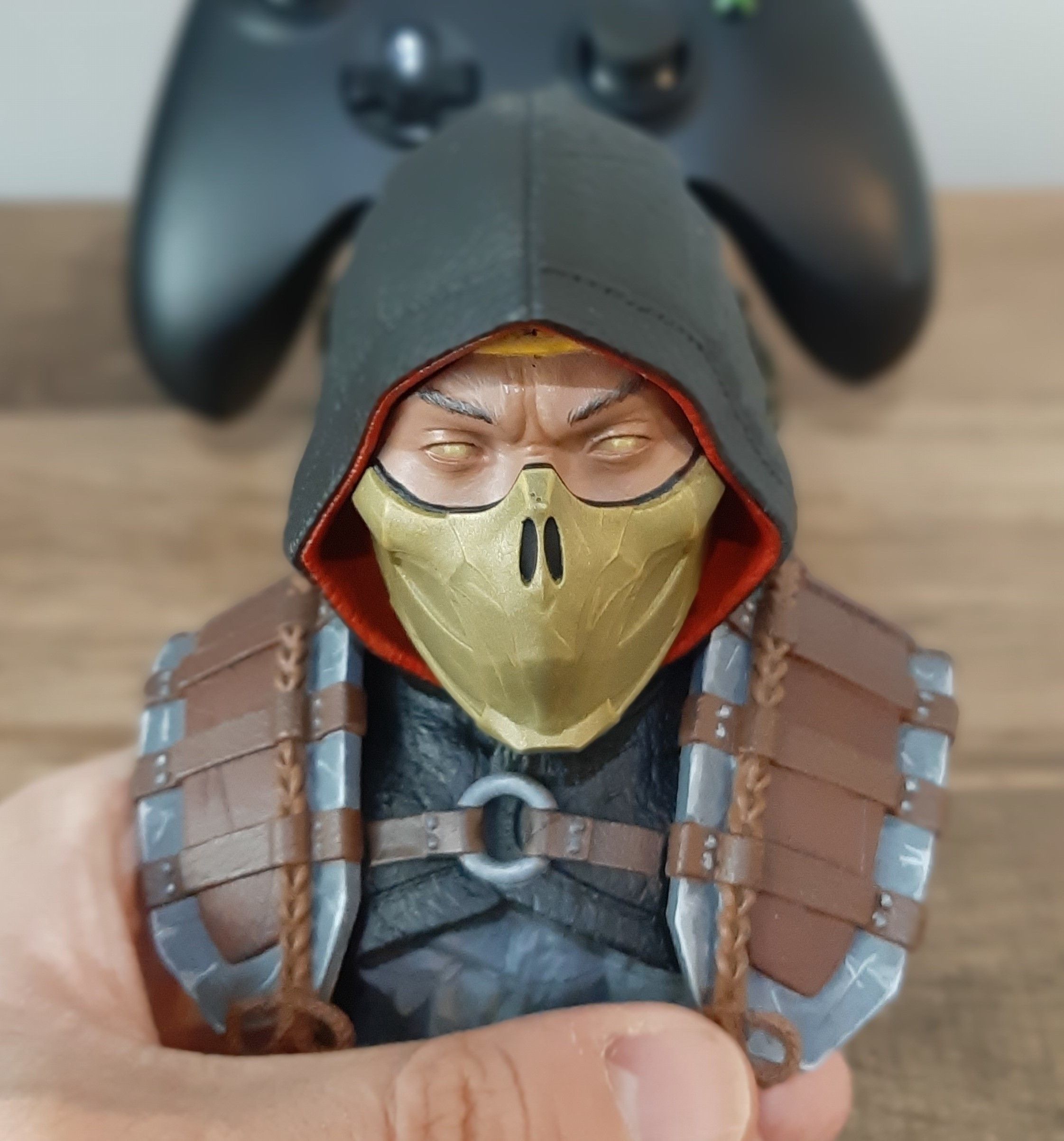 Stl Scorpion Bust Mortal Kombat 11 3D print model_12