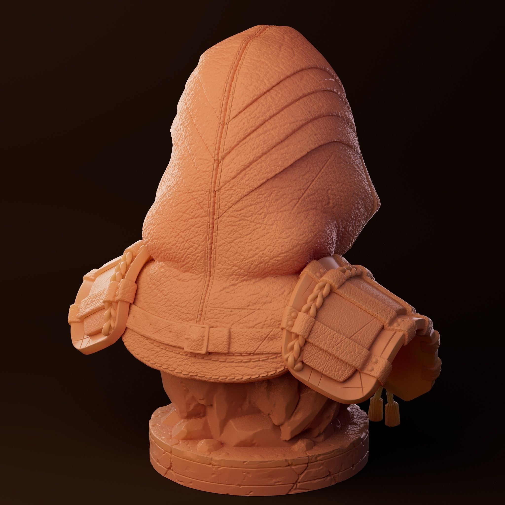 Stl Scorpion Bust Mortal Kombat 11 3D print model_2
