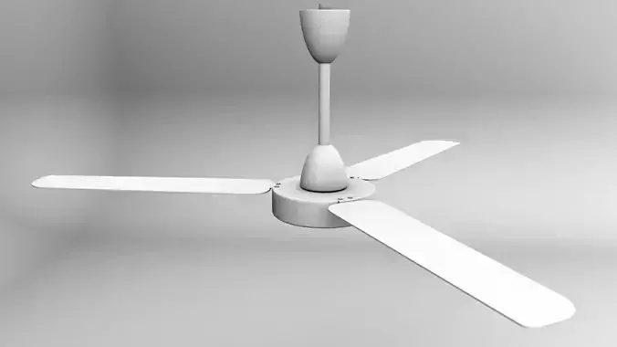 CEILING FAN 3D MODEL Low-poly 3D model