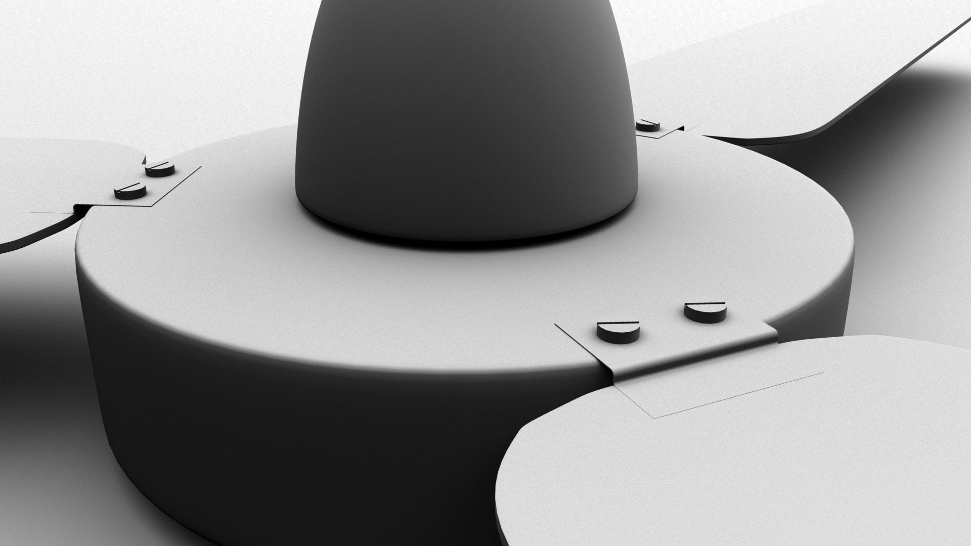 CEILING FAN 3D MODEL Low-poly 3D model_4