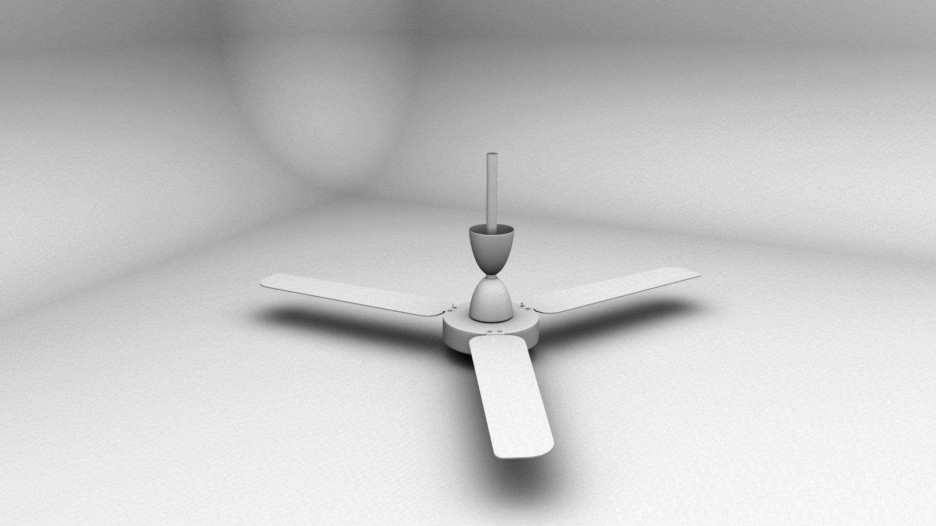 CEILING FAN 3D MODEL Low-poly 3D model_5