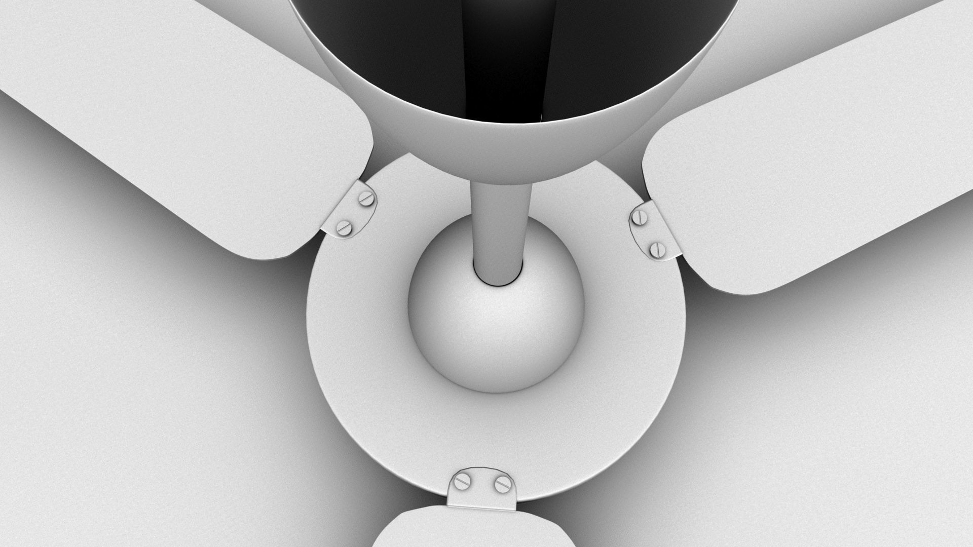 CEILING FAN 3D MODEL Low-poly 3D model_7