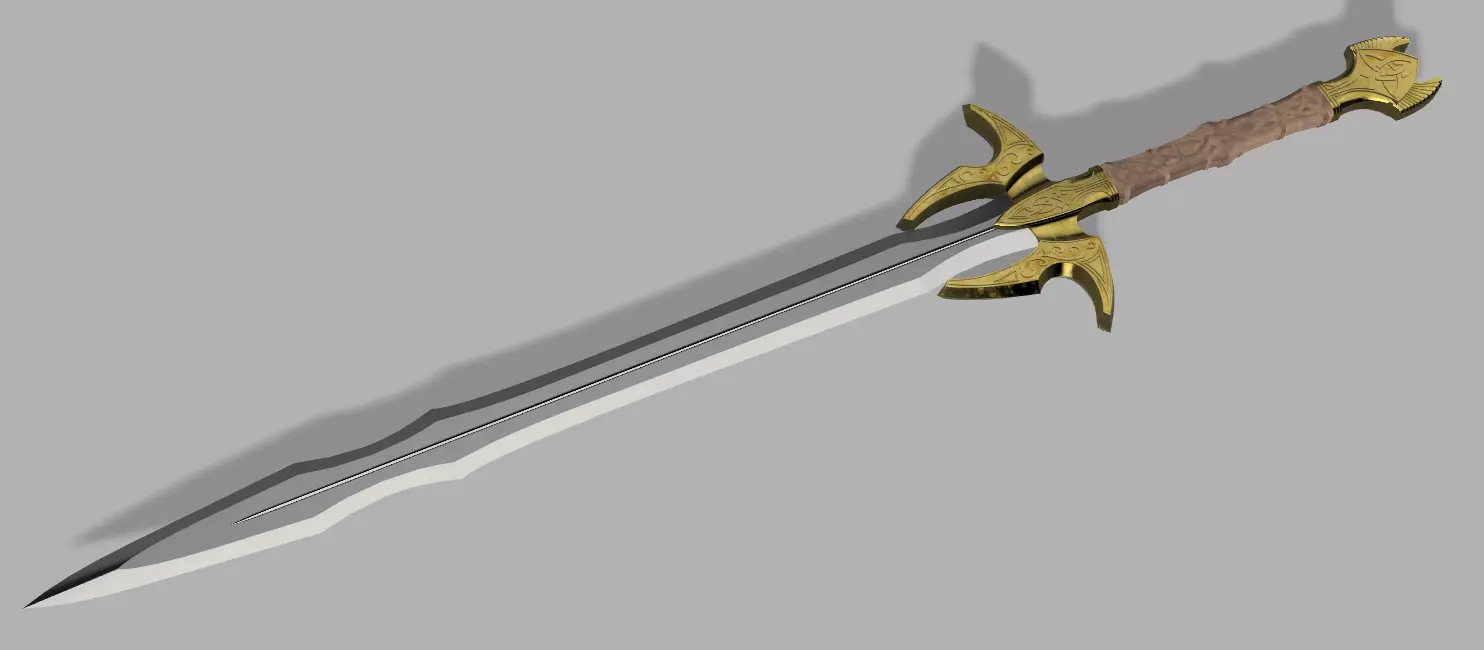 Bifrost Sword - Hofund - Heimdall - Thor 3D print model_0