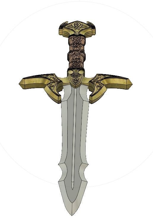 Bifrost Sword - Hofund - Heimdall - Thor 3D print model_5