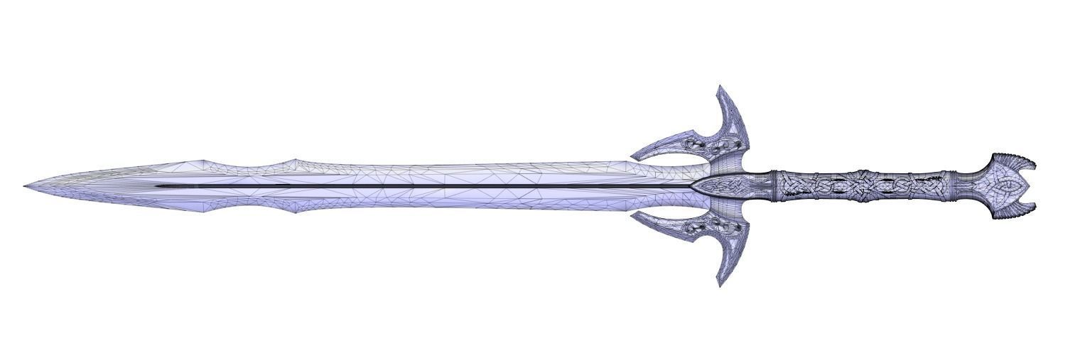 Bifrost Sword - Hofund - Heimdall - Thor 3D print model_4