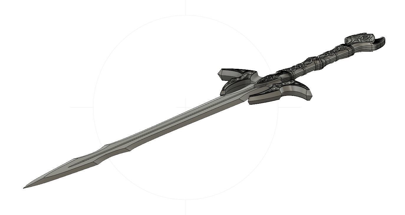Bifrost Sword - Hofund - Heimdall - Thor 3D print model_14