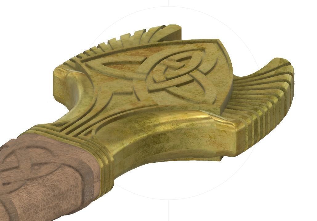 Bifrost Sword - Hofund - Heimdall - Thor 3D print model_12