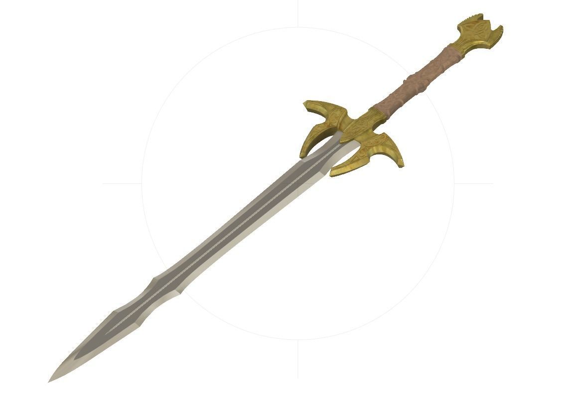 Bifrost Sword - Hofund - Heimdall - Thor 3D print model_13