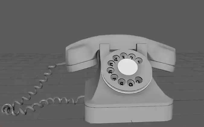 Old rotary phone